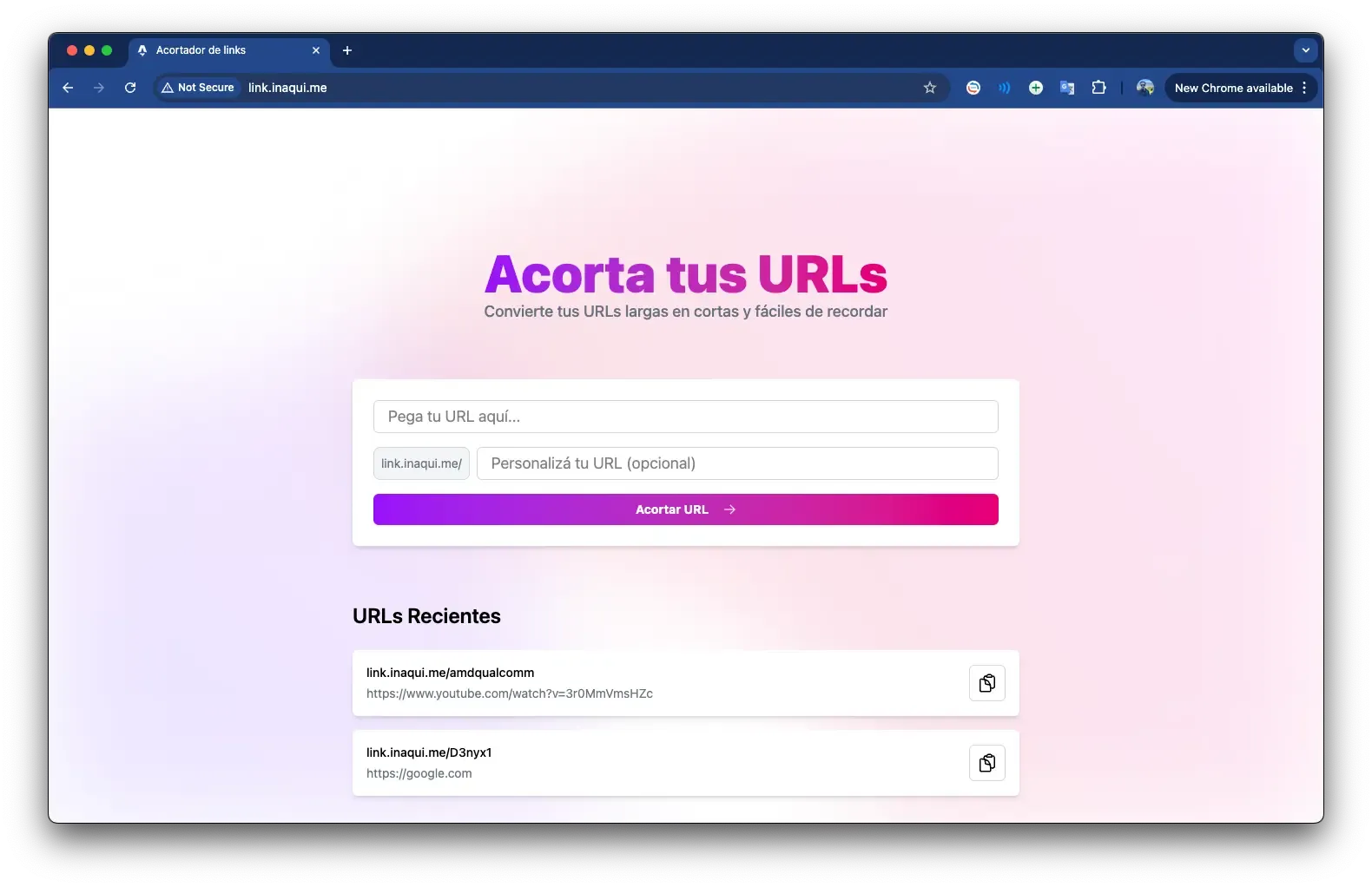 URL Shortener